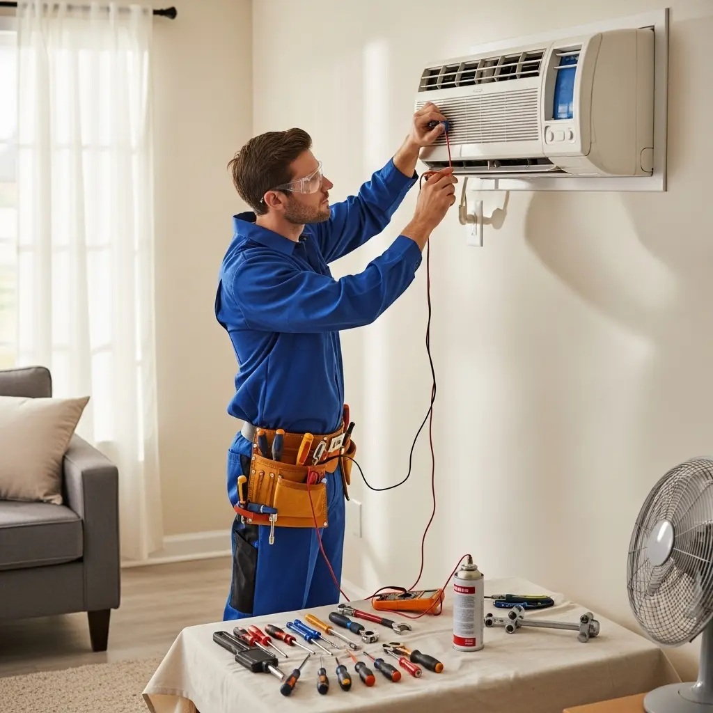 Bayraklı Eminçelik Eminçelik klima gaz dolumu ve bakım – Enerji verimliliği artırıldı. - Teknik servis örneği